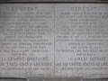 WW1 and WW2 plaque