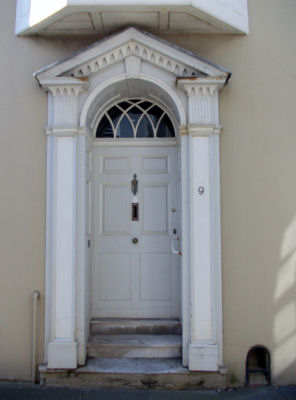 Here's another photo of the rather beautiful front door of 9 Golden Street taken recently by Gillian Chiverton.  